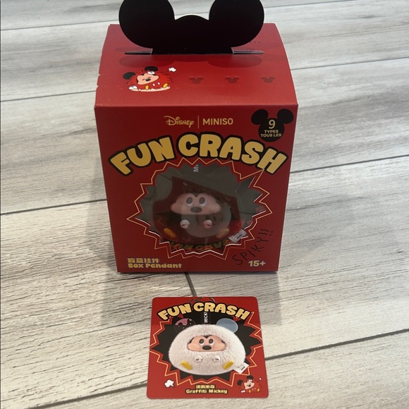 Miniso | Accessories | Miniso Fun Crash Mickey Mouse Keychain Pendant ...